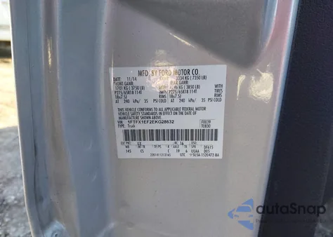 2014 Ford F-150 Stx z USA, uszkodzony, nr VIN 1FTFX1EF2EKG28632